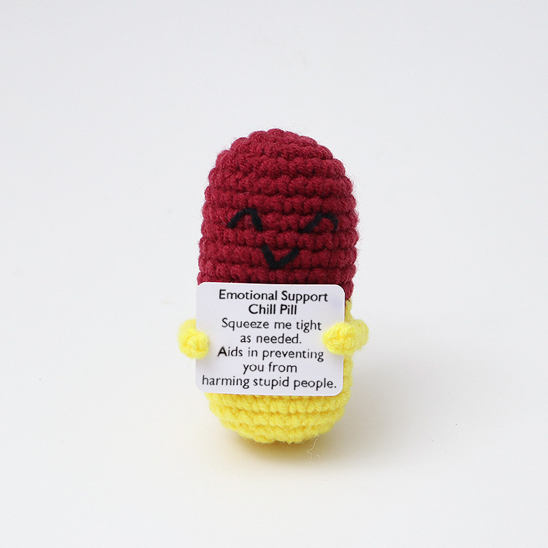 해피 캡슐 와인 레드 + 66 구스 옐로우 솔기 눈