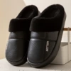 Black (BETTER leather slippers)