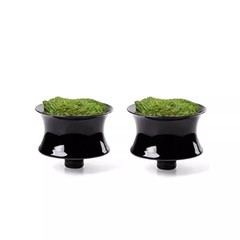 現代新中国式の家庭の中古の寂しい風の永遠の命の緑のコケの杯のお茶のいくつかのテーブルの装飾の置物