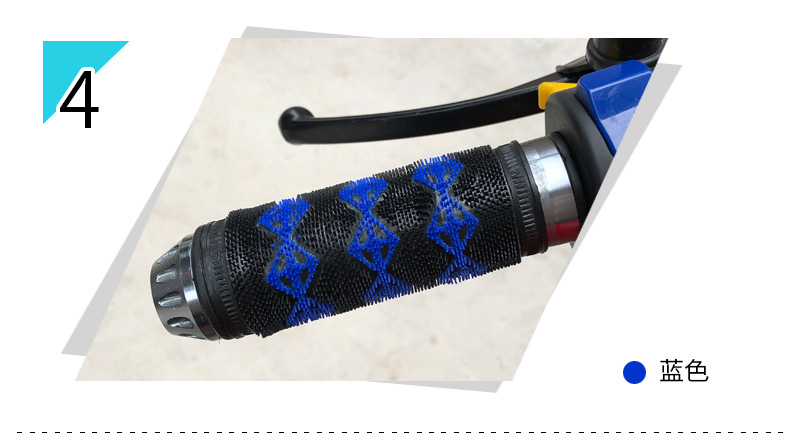 Universal Electric Vehicle Motorcycle Handlebar Cover Rubber Cover Rubber Anti-Slip Handlebar Cover Throttle Rubber Cover Grip Cover Wholesale
