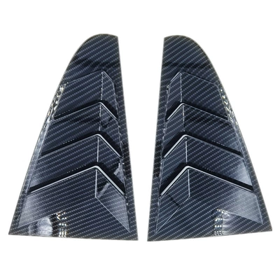 Suitable for Volkswagen CC10-18 rear triangle window blinds carbon fiber modified exterior car decoration Mustang (Şüşə kənarı xromları/moldingləri) - a-pair-of-volkswagen-cc-blinds-10-18-carbon-fiber-pattern