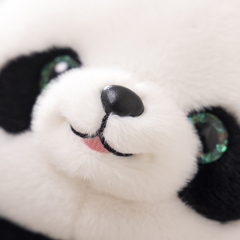 Peluche de juguete Panda muñeca de dibujos animados lindo felpa muñeca decoración Sichuan viajes Panda Beibei venta al por mayor
