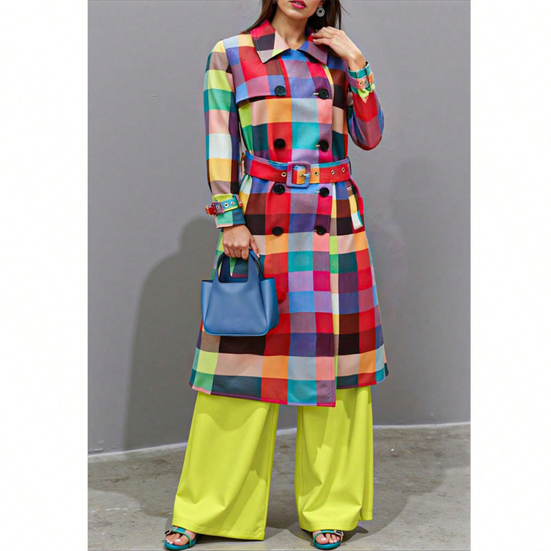 2026 Autumn and Winter New Casual Amazon Ebay Aliexpress Independent Site Hot-Selling Plaid Print Women's Jacket 2026 Autumn and Winter New Casual Amazon Ebay Aliexpress Independent Site Hot-Selling Plaid Print Women's Jacket