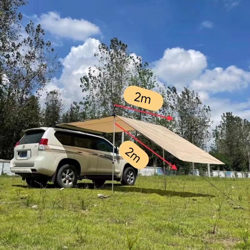 Wholesale Outdoor Car Canopy Side Cloth, Car Side Tent Side Cloth, Sunshade Tent Accessories, Windproof and Rainproof Side Cloth, Heavy Rain Protection