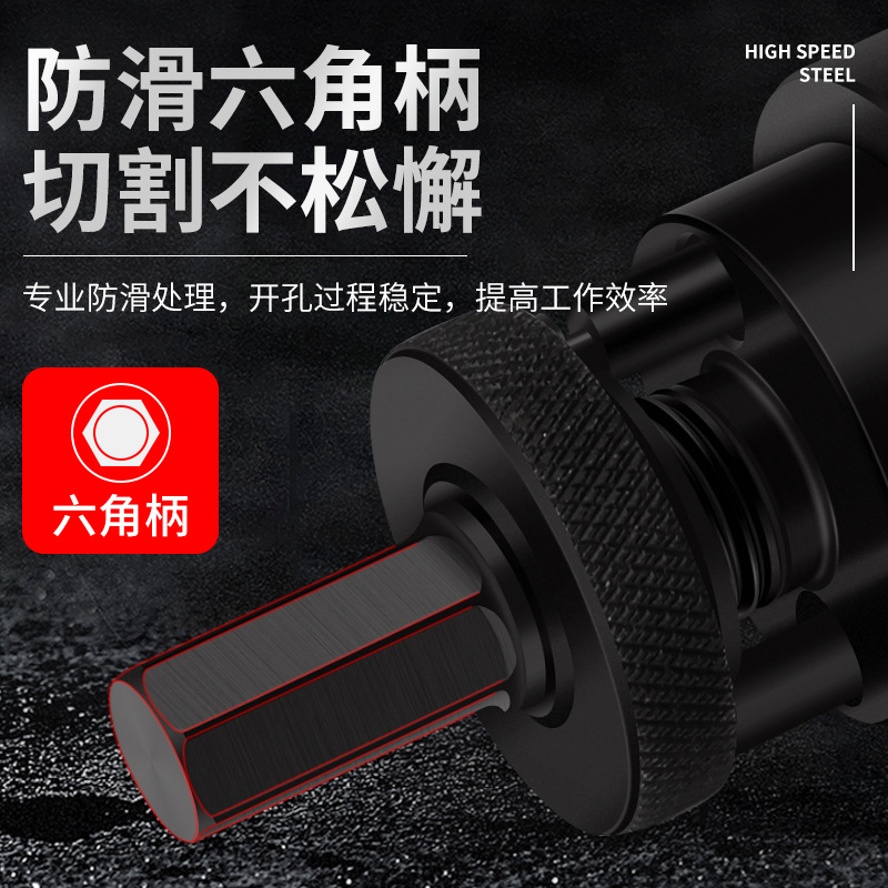 M42 bimetal fire pipe hole opener drill bit mechanical tee galvanized pipe reaming steel pipe plastic pipe drilling