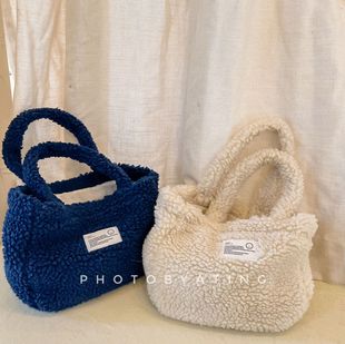 2025 Children's Clothing Autumn and Winter New Products Children's Lamb Velvet Handbags Girls' Bags Matching Handy Gadgets 2119
