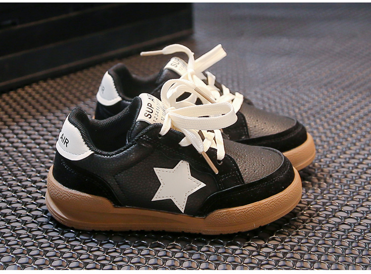 Kinderbrett 2024 Herbstmode Star Baby Mädchen Casual Weiche Sohle Anti Slip Jungen Sportschuhe_voghion.com