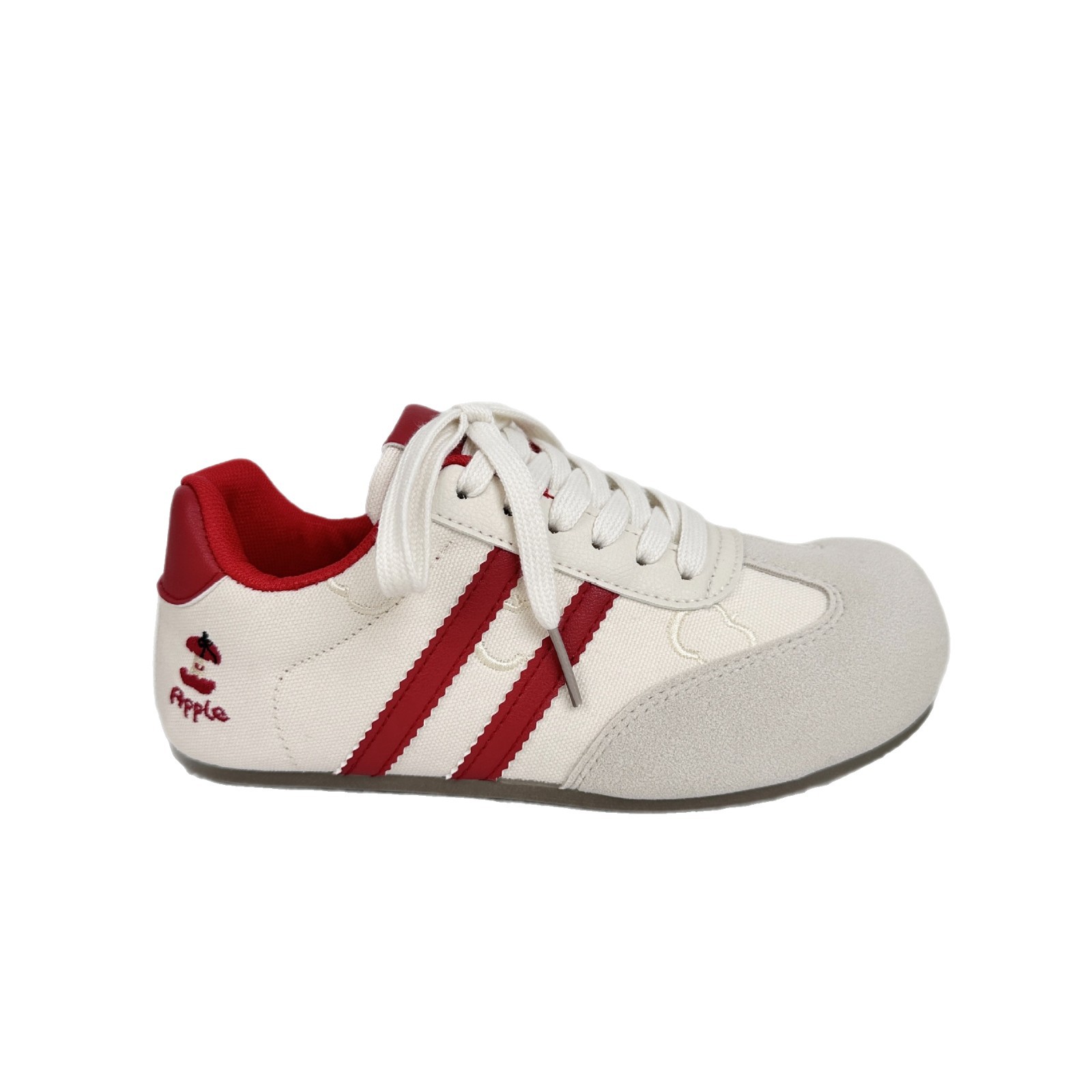 Zapatos de skate de moda de larga onda para mujeres Zapatos de entrenamiento de estilo universal 2025 nuevos zapatos casuales de nicho para mujeres zapatos blancos