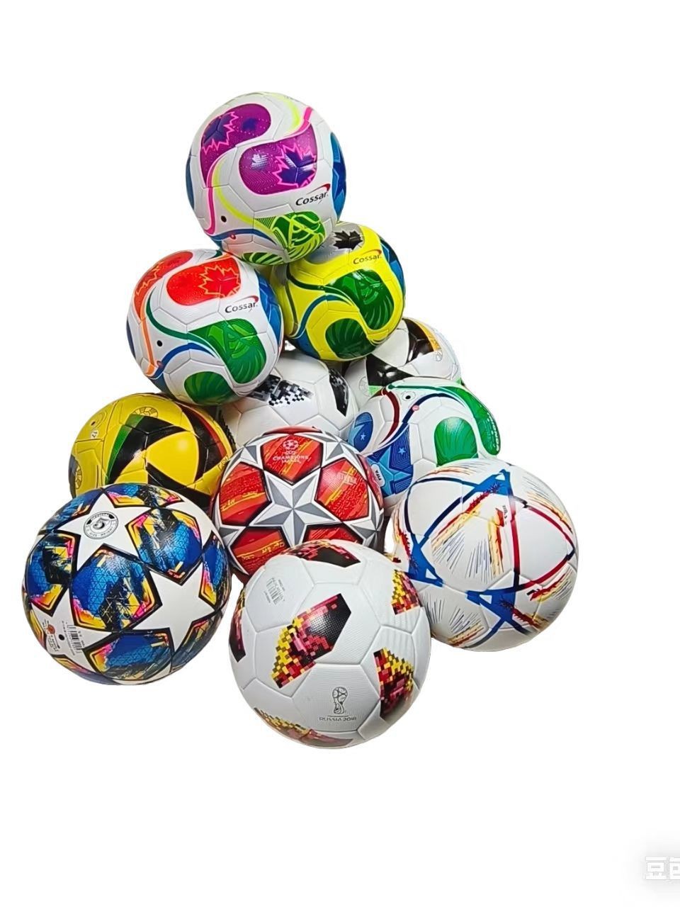 Balón de Fútbol COSSAR Copa Mundial de Fútbol Catar Número 5, Balón de Fútbol de PU para Partidos de la Liga de Campeones de Estados Unidos, Canadá y México