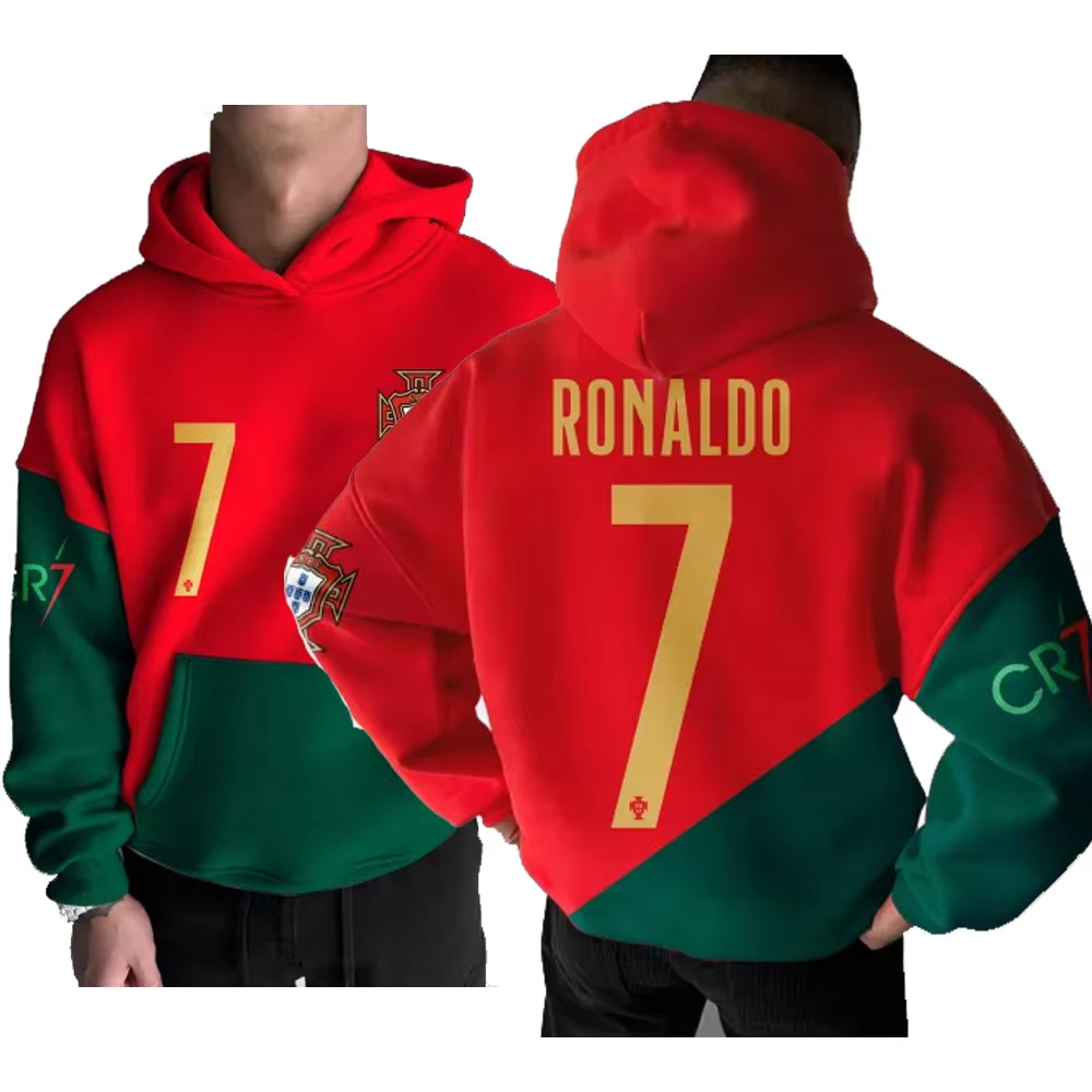 2024 autumn men's hooded sweatshirt new 3D printed Ronal women's…