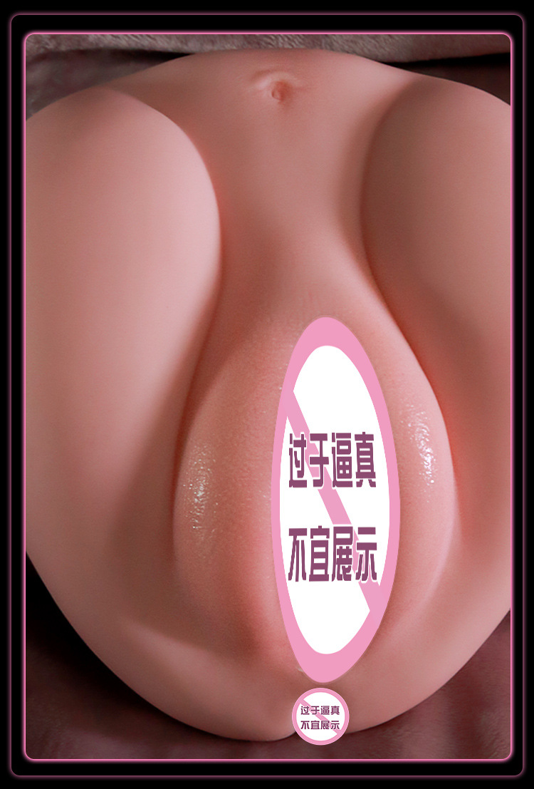 Male Masturbation Device Realistic Half-Body TPE Manual Airplane Cup — detail image 34
