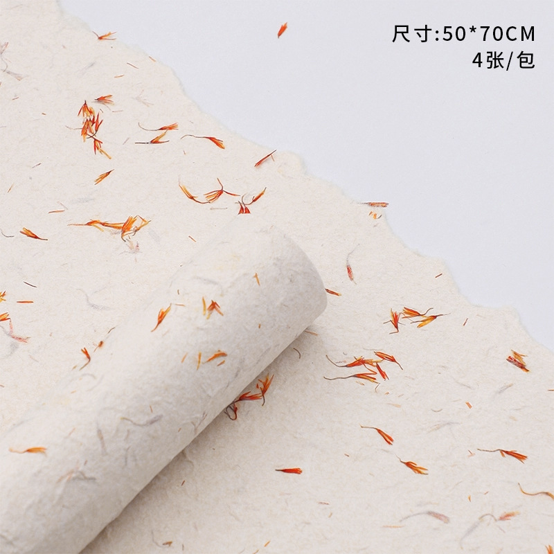 Nuevo papel de pétalo desmenuzado, papel de estilo, papel de embalaje de ramo, papel de embalaje de flores de alta calidad, papel Dongba, papel floral, lote