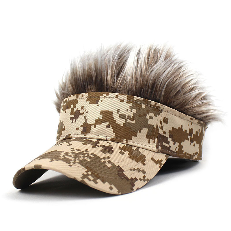 Unisexe Vêtement De Rue Couleur Unie Camouflage Avant-toit Plat Casquette De Baseball display picture 26