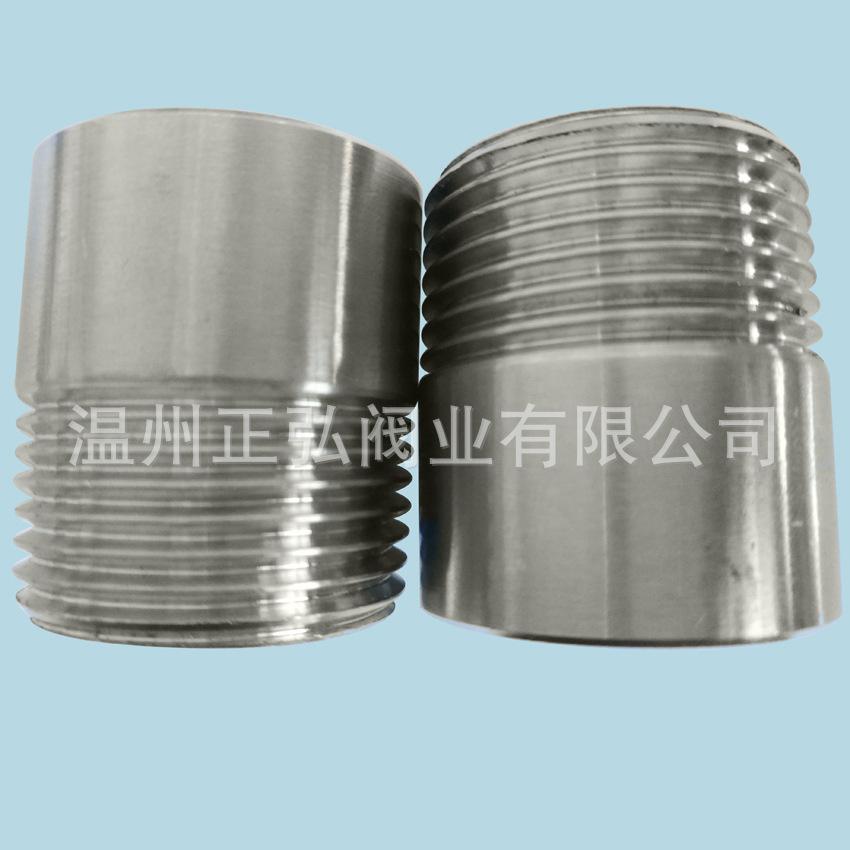 厂家现货 316L不锈钢单头丝 1寸单头外丝50L 标准螺纹单头丝DN25