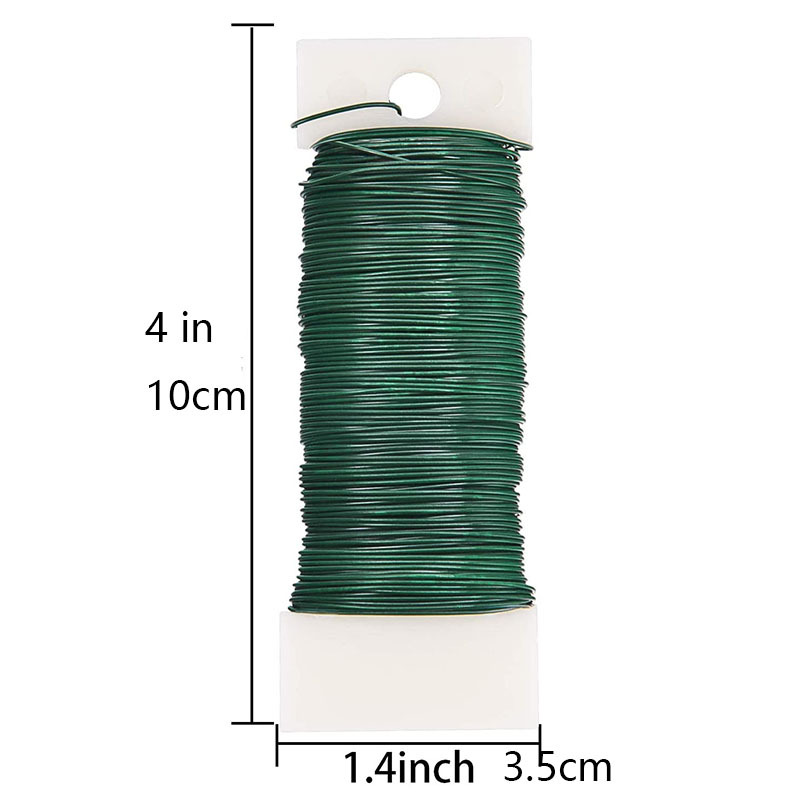 Cruz de la frontera pintura de color alambre de hierro floral flor artificial varilla hecha a mano alambre de lazo de color de unión alambre de la flor artificial varilla