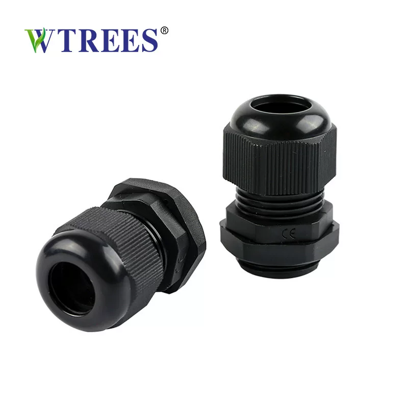 M12*1.5 nylon plastic cable waterproof joint sealing fixed head wire Grand head manufacturer