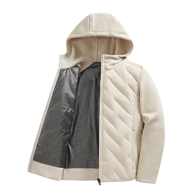 New GB 90 Down Jacket Graphene Men and Women Winter New Outdoor Windproof Warm Hooded Down Sweat