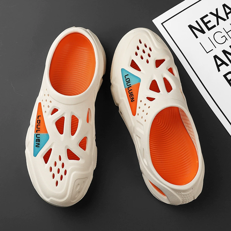 Обувь с дырочкой мужские тапочки носить на улице 2024 новые сандалии с дерьмом