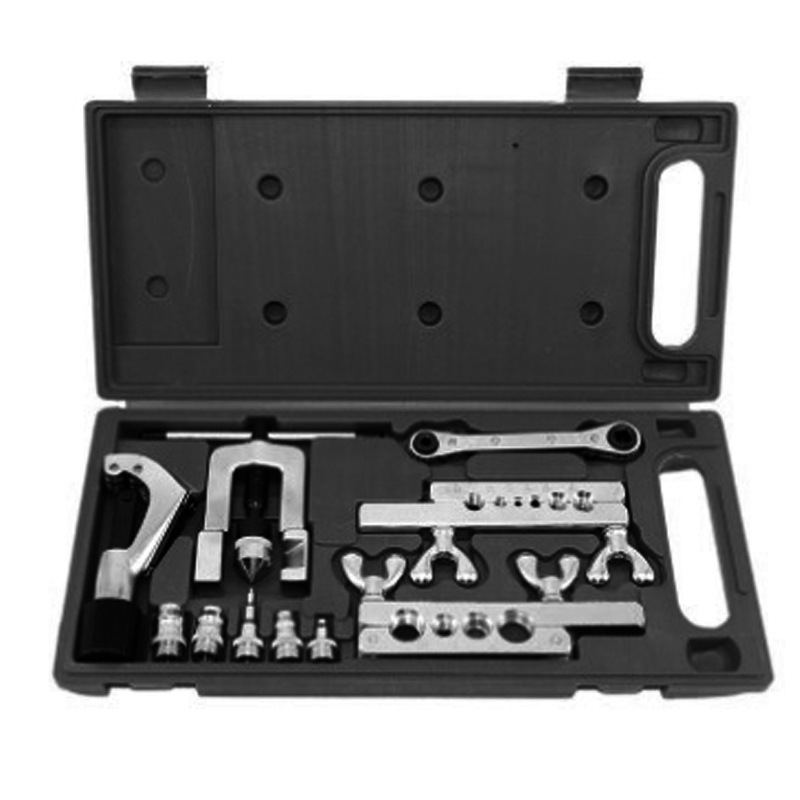 11 unid expansor de tubo de aire acondicionado del coche herramienta de reparación de refrigeración del refrigerador tubo de cobre escariador expansor tubo de aluminio campana boca