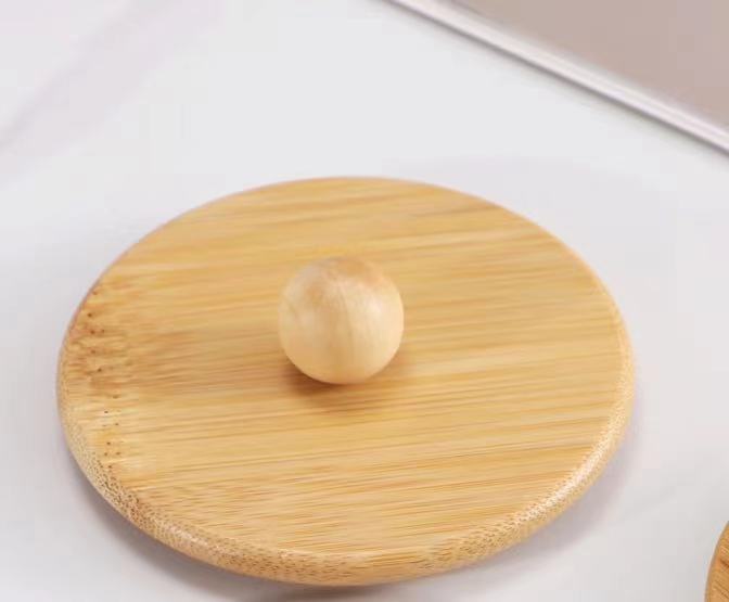 Taza de agua, taza de desayuno redonda, taza de cerámica, taza de vidrio, taza de bambú, taza de madera, taza de cubierta, accesorios a prueba de polvo, universal