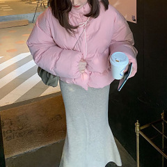 懂你的可可爱爱90白鸭绒保暖面包服新国标连帽短款羽绒服女款秋冬