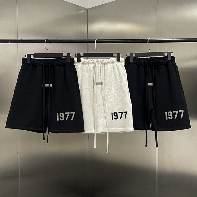 FEAR OF GOD Duplex Essentials Digital 1977 Flocking Printed High Street Fashionable FOG Shorts