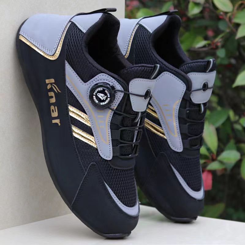 Herren Freizeitschuhe Mit Drehverschluss Und Atmungsaktivem Mesh_voghion.com