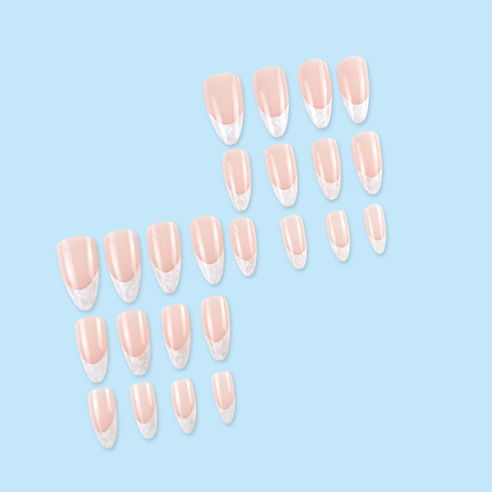 24 piezas en caja, uñas largas, uñas transfronterizas europeas y americanas, uñas, uñas de venta caliente, uñas de venta caliente, uñas de ropa, tipo almendra image 5