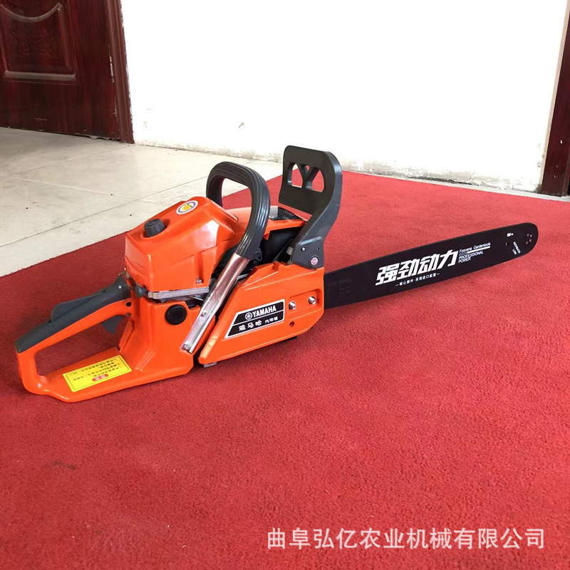 四冲程多功能链锯 便携式汽油伐木锯 单手拿小型家用修枝链条锯