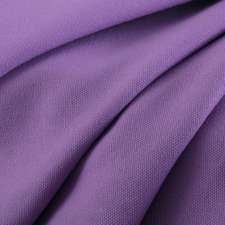 Tejido de lona de algodón 100% material reciclable teñido para la fabricación de bolsas