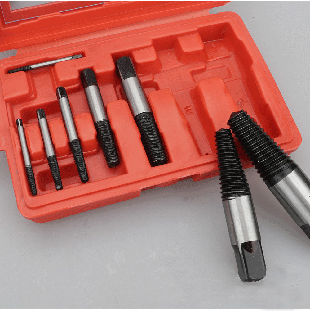 现货供应盒装8pc细牙螺丝取出器 水龙头三角阀断丝取出器特价工具