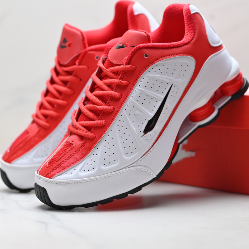 High-quality Shox R4 air-cushioned running shoes with foot support technology, casual sports shoes, breathable and shock-absorbing running shoes High-quality Shox R4 air-cushioned running shoes with foot support technology, casual sports shoes, breathable and shock-absorbing running shoes
