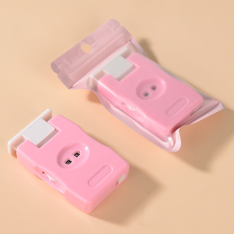 Herramientas de tejer de agujas de suéter de alta calidad ABS contador de presión DIY manual de registro de viaje herramientas de conteo para tejer