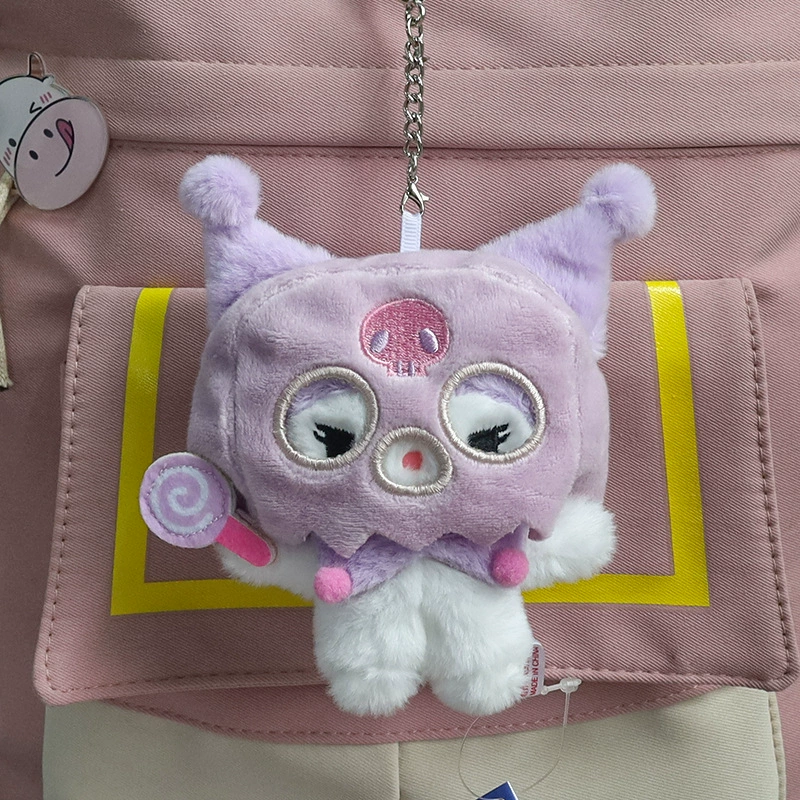 Hello kitty, cute ghost plush pendant, doll, keychain, halloween