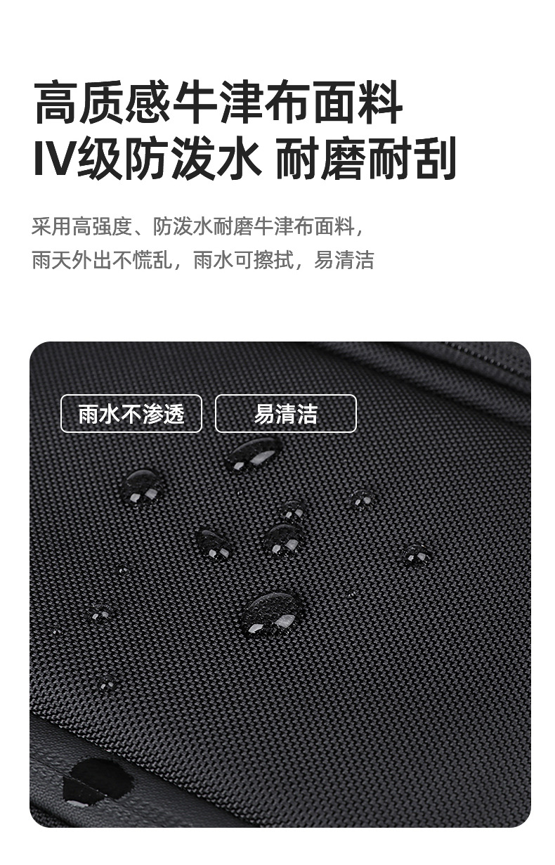 Cross-border airbag shockproof laptop backpack for men, high-end waterproof business backpack for men's commuting undefined