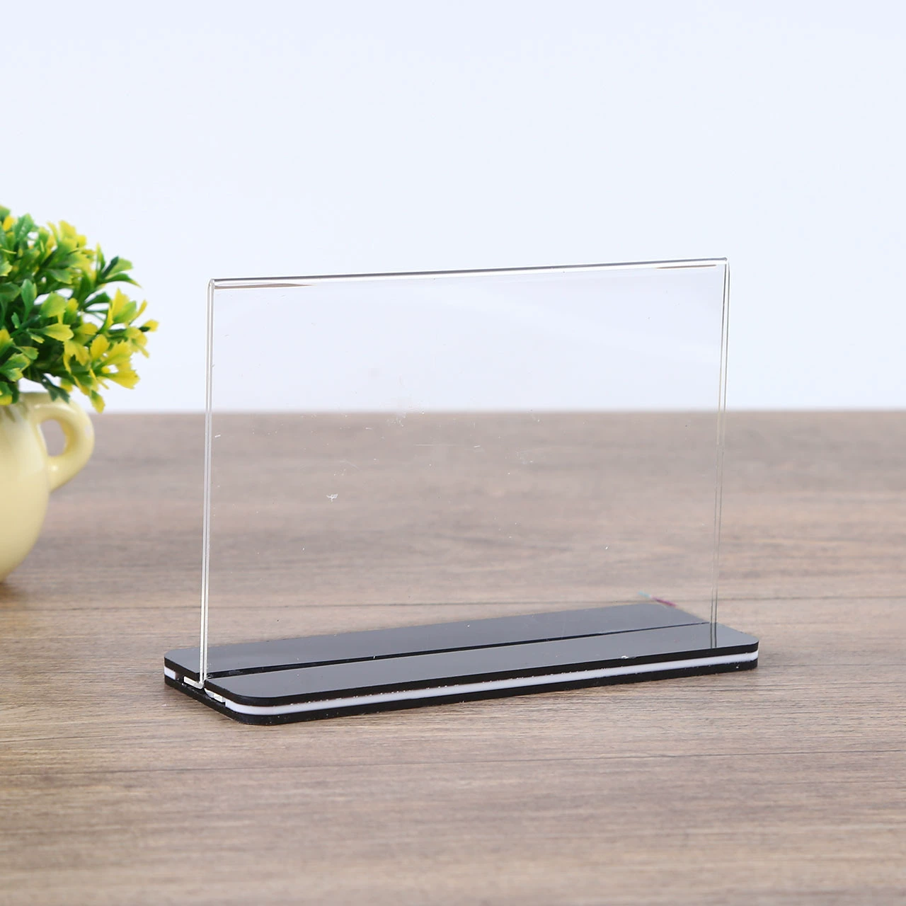 Настольная вывеска прямой поставки, акриловая настольная вывеска A5, вывеска для настольной карты, вывеска для вина, двусторонняя рекламная доска, ценник, знак меню