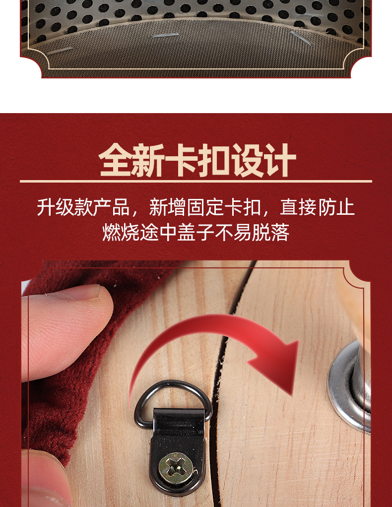 Smokeless Moxa Stick Box Wooden Moxibustion Device for Home Use Waist Abdomen Back Neck 54 Rolls in use