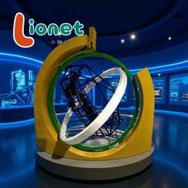 三维太空环滚轮360度旋转宇航员训练器材双人单人滚环设备