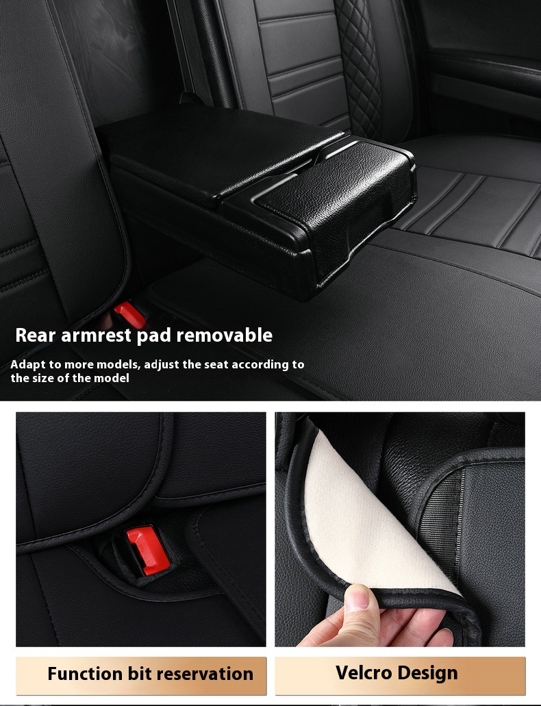 Foreign trade car seat cushion factory direct all-inclusive full leather small diamond four seasons general car seat cushion