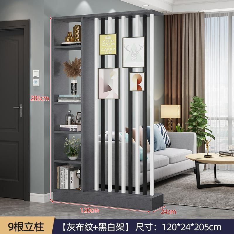 落地屏风隔断客厅2025新款家用中式创意隔断入户正对门装饰屏风柜|undefined