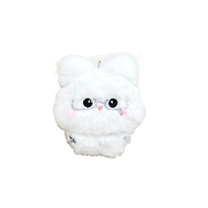 Cute plush doll, keychain, cartoon pendant, rabbit