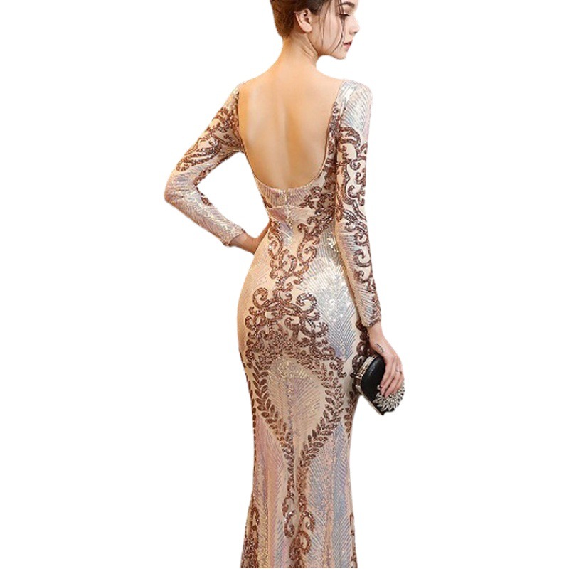 2023欧米の春夏新作ワンピース女性宴会の雰囲気