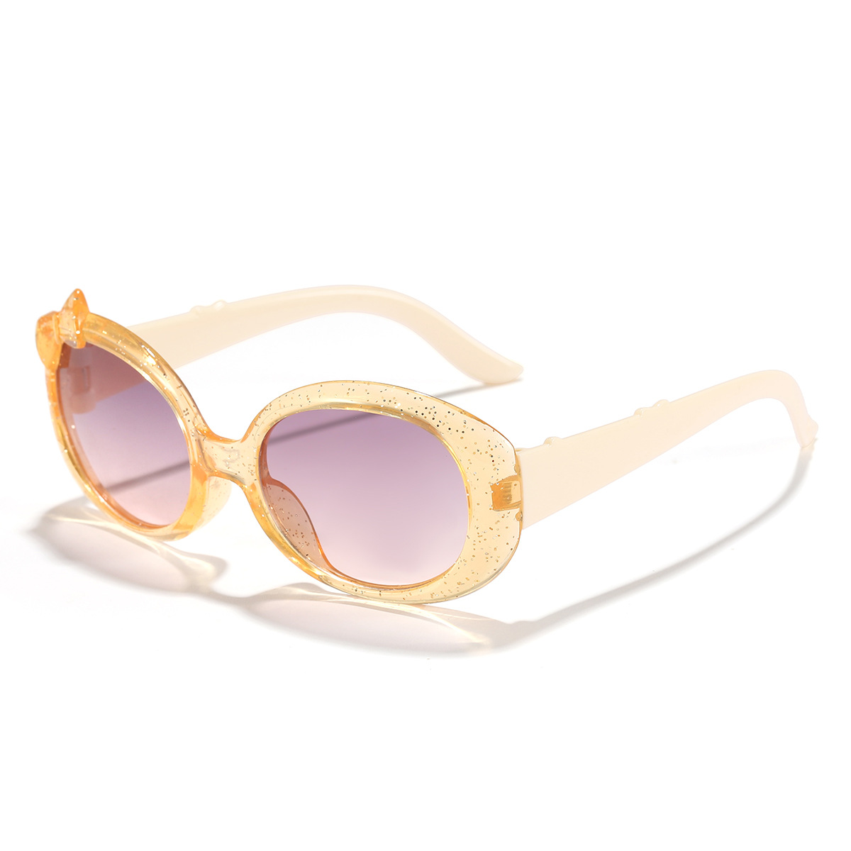 Nuevas gafas de sol para niños a prueba de rayos UV gafas de sol transparentes para niños de moda con arco lindo