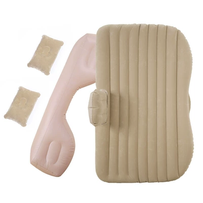 Interior Accessories Folding Car Vehicle-mounted inflatable bed - default-item-203-straight-split-with-block-beige