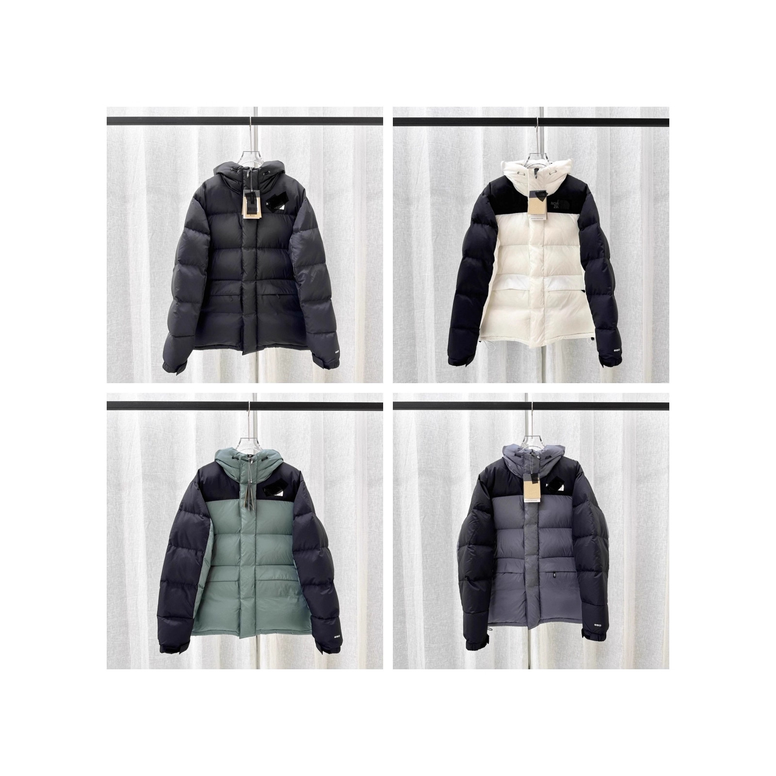 2025 North Home Himalaya Series FW21 North Myanmar Hooded White Duck Down Jacket, New Autumn/Winter Style