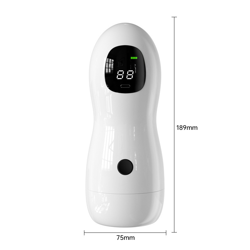 Y la taza de avión inteligente ideal canal de simulación LCD digitales pronunciación recargable masculina masturbación artículos para adultos