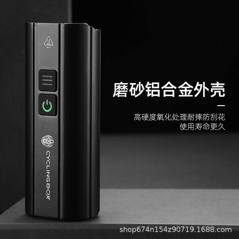 Lámpara de carga USB de bicicleta T6 de doble cabeza Faro de aleación de aluminio esmerilado faro portátil equipo de equitación