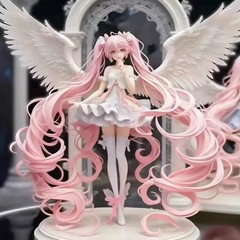 发图中九款【处理】初音未来二次元可爱摆件生日礼物盲盒手办