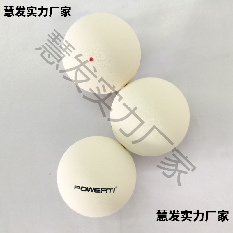 Powerti Soft Tennis Elastic Red Letter Competition Practice Training Balls 12 Pack