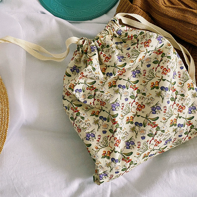 Capacious storage bag, brand cloth for traveling, drawstring